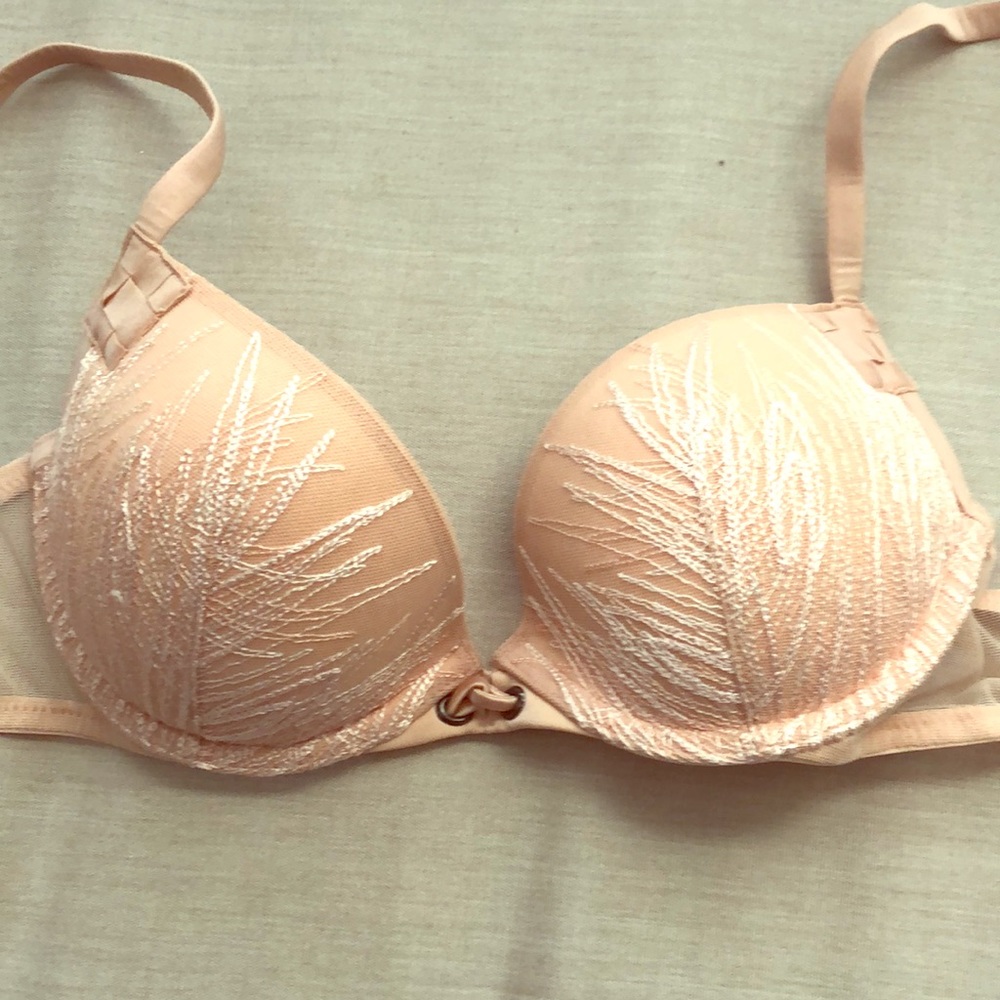 La Perla push-up bra 32C blush pink